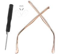FESTFENDS 1 Pair Replacement Eyeglasses Arms Legs for Glasses with Plastic and Metal Material, Stable and Sturdy Design to Prevent Frame from Breaking, Comfortable Fit with No Pressure
