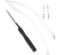 FESTFENDS 1 Pair Universal Glasses Replacement Temples Made of Sturdy Acrylic Material with Stylish Design to Ear Pressure and Prevent Frame from Breaking, for Repairing Sunglasses