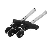 FESTFENDS 1 Pair Wheelchair Anti Tip Device, 5-Level Adjustable Anti-Tipper with Wheels, Rear Stabilizer for Manual and Electric Transport Chairs 1" (22mm)