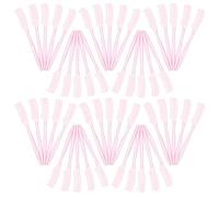 FESTFENDS 100pcs Pink Mini Eyelash Comb and Lash Separator Made of Plastic, Sl nd Minimalist Eyelash Makeup Tool for Travel and Daily Use, for Grooming Eyebrows and Tidying Bangs