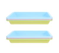 FESTFENDS 10pcs Laboratory Trays: Spill-Proof Organizer - Crafts Organizer Scientific Experiments Drying Trays for Sorting Drying and Organizing Glassware