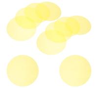 FESTFENDS 10pcs Self-adhesive round Warm Light Filters for Lamps and Spotlights, Pet Material Light Correction Film with Easy Installation for Video and Dining Areas Ambient Lighting