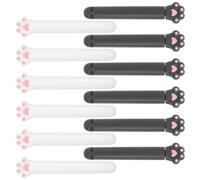 FESTFENDS 12pcs Cat Paw Shaped Food Bag Clips, Creative Sealing Clips for Snacks, Multipurpose Plastic Pantry Clamps with Cute Cartoon Design, Useful Kitchen and School Storage Accessories