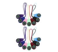 FESTFENDS 14pcs Mini Compass with Lanyard: Pocket Compass for Hunting Kayak Hiking Camping Trail - Outdoor Navigation Device for Keychain Backpack