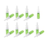 FESTFENDS 15ml Green Pressurised Spray Bottle Pack of 15, Multipurpose Pp Material Nose Sprayer Bottles Fashion Design, Sturdy and Travel-friendly Liquid Spray Containers