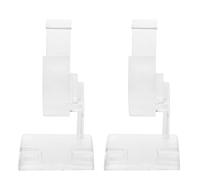 FESTFENDS 2 Pcs Watch Display Stand Acrylic Watch Showcase Modern Stylish Scratch Proof Surface for Display Window