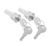 FESTFENDS 2 Sets Vending Machine Lock Cylinder with Keys, High-security Metal Lock Mechanism for Candy Gumball and Soda Coin Vending Machines Replacement Parts