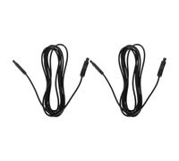 FESTFENDS 2pcs 4-Pin Rearview Camera Extension Cable for Vehicle Reversing Parking Compatible with BMW Reliable Connection Plastic Metal