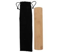 FESTFENDS 2pcs Bamboo Scattering Urn with Velvet Bag - Small Cremation Urn - Portable Ash Spread Tube for Human or Pet Memorials - Keepsake Box for Funerals