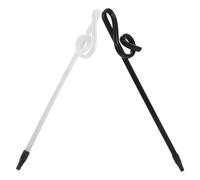 FESTFENDS 2pcs Creative Musical Note Ballpoint Pens Smooth Ink Writing Tools for Music Lovers Music Party Favors Artist Stationery Teaching Sketching Supplies in Black and White