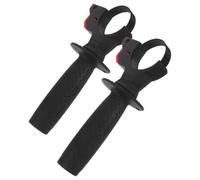 FESTFENDS 2pcs Hammer Handle Electric Hammer Front Side Handle Plastic Black Comfortable Grip Reducing Hand Fatigue