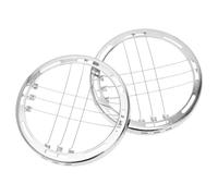 FESTFENDS 2pcs Incense Holder Rack for Charcoal Burning with Alloy Material and Silver Finish, Suitable for Tea Room and Mediation Room, Featuring Diffusion and Air Fumigation Function