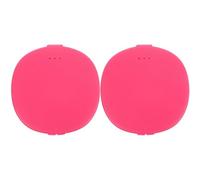 FESTFENDS 2Pcs Pink Storage Box Plastic Holder Case for Reusable Moon Cups Women’S Carrier Portable Organizer for Travel and Daily Use