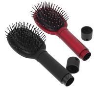 FESTFENDS 2pcs Plastic Comb Storage Box with Secret Compartment for Travel, Multi-function Hair Brush Organiser Storage with Fine Workmanship and Unique Stylish Design