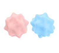 FESTFENDS 2pcs Self Massage Ball for Foot Fatigue Relief and Muscle Knots Release, Blue Silicone Trigger Point Release Tool for Forearms and Palm, for Gym and Use