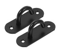FESTFENDS 2pcs Stainless Steel Resistance Band Anchors for Indoor and Outdoor Use, Heavy Duty Wall Mount Hooks for Gym, Yoga Exercise Device, and Swings with Wide Application