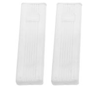 FESTFENDS 2pcs White Plastic Vertical Blind Handle, Universal Replacement Tabs for Sliding Glass Door Blinds, Window Curtain Accessories for Opening & Closing