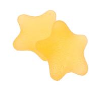 FESTFENDS 2pcs Yellow Star Shape Hand Grip Strengthening Tool Made of Tpr for Reducing Fatigue and Enhanced Grip Strength, Suitable for Office Workers and Students the Road at Work
