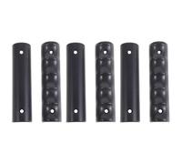 FESTFENDS 3 Pairs Crutch Hand Grips: Anti-Slip Walker Handle Cover - Ergonomic Rollator Gripper Replacement Parts for Wheelchair Transport Chair Plastic