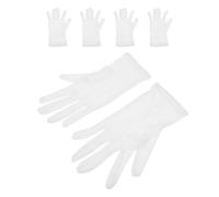 FESTFENDS 3 Pairs Professional White Snooker Referee Gloves for Official Events, Breathable and Protective Polyester-cotton Material Flexible Fit, for Snooker Competition Use