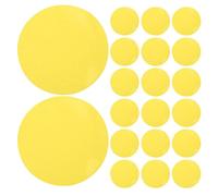 FESTFENDS 30pcs Ambient Lighting Gel Stickers, 60mm Yellow Peel and Stick Dimming Diffuser Film, Warm Color Filters Discs for LED Ceiling Spotlight, Video Light