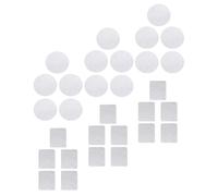 FESTFENDS 30pcs DIY Eyeshadow Palette Metal Stickers Set with 15 and 15 Magnets, Magnetic Eyeshadow Palette Accessories for Makeup Storage