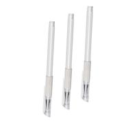 FESTFENDS 3pcs White Waterproof Brow Tattoo Pen Set for Professional Salon Use, Easy Operation with Comfortable Plastic Handle, for Eyebrow Mapping and Tattooing