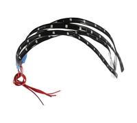 FESTFENDS 4pcs Blue LED Strip Lights for Car Interior Decoration, 12v 1.2w Waterproof Car Accessories with Easy Installation and Long Lifespan, Suitable for Vehicles and Golf Carts