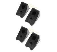 FESTFENDS 4pcs Car Wheel Chocks Rubber Blocks with Compression Resistance and Less Noise, Plastic Tyre Stopper for Cars, Slip Stopper for Caravan Motorhome Wheels