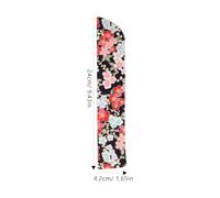 FESTFENDS 4pcs Japanese Style Folding Hand Fan Bags Made of Elegant Silk Brocade, Easy to Open and Carry, for Everyday Use and Events
