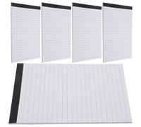 FESTFENDS 5 Books of A5 Portable Notepads for Office Use with Smooth Writing Paper, 25 Sheets Each, Simple and Fashionable Scratch Pads for Officers and Teachers