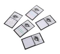 FESTFENDS 5 Sheets Earrings Face Gems Pearl Rhinestone Stickers for Little Self-adhesive Water Drill Face Gems with Heart Star Pearls Easy Peel and Paste for Makeup and Nail Art