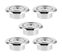 FESTFENDS 5pcs Fire Sprinkler Rosette Escutcheons - Recessed Cover Trim Ring for Ceiling Concealed Sprinkler Head Plate Range Fire Safety Accessory 1/2"
