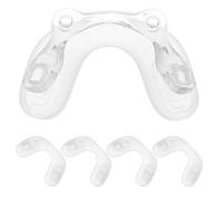 FESTFENDS 5pcs Glasses Nose Pads Soft Silicone U-shaped Nose Bridge Support Screw-in Dual-hole Design for S Glasses