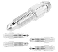 FESTFENDS 5pcs Silver Metal Air Bleeder Valve for Motorcycle Forks, Multi-functional Design with High Reliability, Motorcycle Accessories for Fork Suspension Maintenance