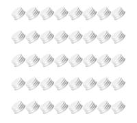 FESTFENDS 60pcs Aluminum Caps Threaded Leakproof Replacement Bottle Lids for Lotion Bottles and Glass Jars Reusable Screw Caps for Travel and Daily Use