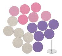 FESTFENDS 60pcs Manicure Sanding Discs for Electric Foot File Callus Remover Pads with Bearing and Storage Box Lightweight Synthetic Material Grinding Calluses Suitable for Home and Salon
