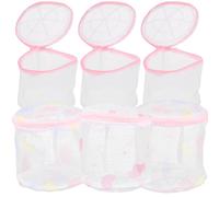 FESTFENDS 6pcs Laundry Bags for Washing Clothes and Bra, Sturdy Polyamide Fibre Mesh Protects Clothing from Tangling, Space-saving Storage, for Washing and Storing Delicates