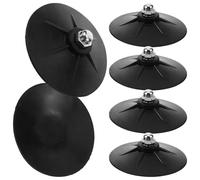 FESTFENDS 6pcs Rubber Suction Cup Base Boxing Bag Replacement with Secure and Stable Foundation Sturdy Freestanding Sandbag Parts for Household Training Sessions