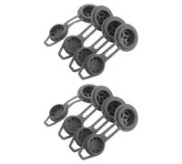 FESTFENDS 8pcs Inflatable Travel Pillow Air Valve Replacement - TPU Leakproof Air Plug - Push-Pull Spring Cap for Travel Pillows Pool Floats