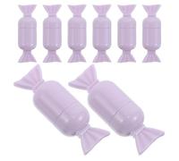 FESTFENDS 8PCS Round Head Lip Brushes with Lids - Reusable Silicone Mini Brushes - Portable Makeup Applicator for Lipstick, Lip Gloss, Mask Oil, Concealer, Blush and Facial Makeup