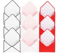 FESTFENDS 9pcs Envelope Flower Boxes Paperboard Flower Cases for Bouquet and Plants with Easy to Carry and Store Features for Arrangement and DIY Wrapping