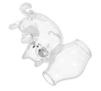 FESTFENDS Acrylic Fridge Cat Magnet Kitten Shaped Whisker Vase Magnet for Pet Remembrance Storage and Wall Home Decor Accent