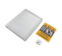 FESTFENDS Badge Display Case for 48 Badges with 4 Plastic Inner Pages and Display Folder for Collecting and Displaying Medallions and Pins