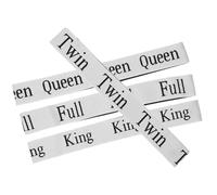 FESTFENDS Bed Sheet Organiser Bands Polyester Material 4pcs with Adjustable Elastic Design with Resistance to Deformation Stylish Printed English Letters for Pillowcases and Bed Sheets