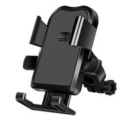 FESTFENDS Bike Phone Holder Lock Design Resin Motorcycle Cellphone Mount with Four-way Adjustment Black Firmly Lock Easy Access to The Mobile Phone for Motorbike Handlebar