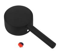 FESTFENDS Black Metal Bathroom Faucet Handle with Modern Finish Tap Handles Replacement for Kitchen and Basin Faucets and Universal Compatibility