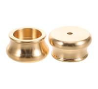 FESTFENDS Brass Stick Incense Holder Set Securely Hold Incense Sticks, Easy Maintenance 2pcs with Dual-purpose Burner Plate and Censer Tower, Minimalist Elegant Craftsmanship for Home