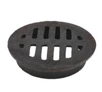 FESTFENDS Cast Iron Basement Floor Drain Cover Round Grate with Anti-Clogging Function for Outdoor and Kitchen Use