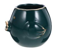 FESTFENDS Ceramic Egg Separator in Chick-Shaped Design Creative Kitchen Utensil Preventing Eggs from Rolling for Cooking and Kitchen Use